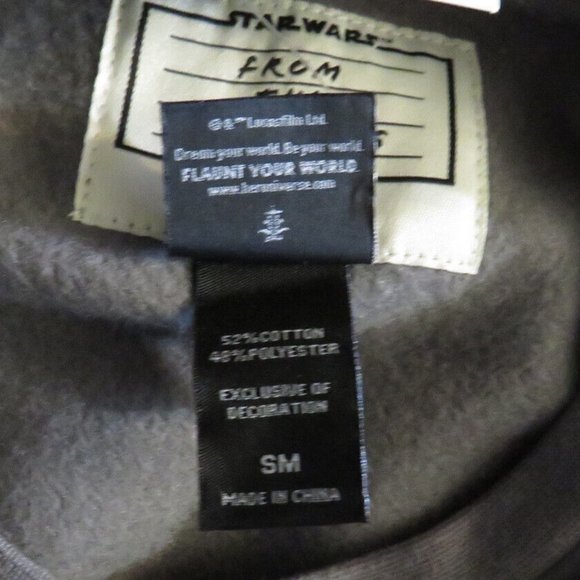 Our Universe Men's Size Small Gray Star Wars Imperial Rank Sweatshirt - Picture 8 of 8